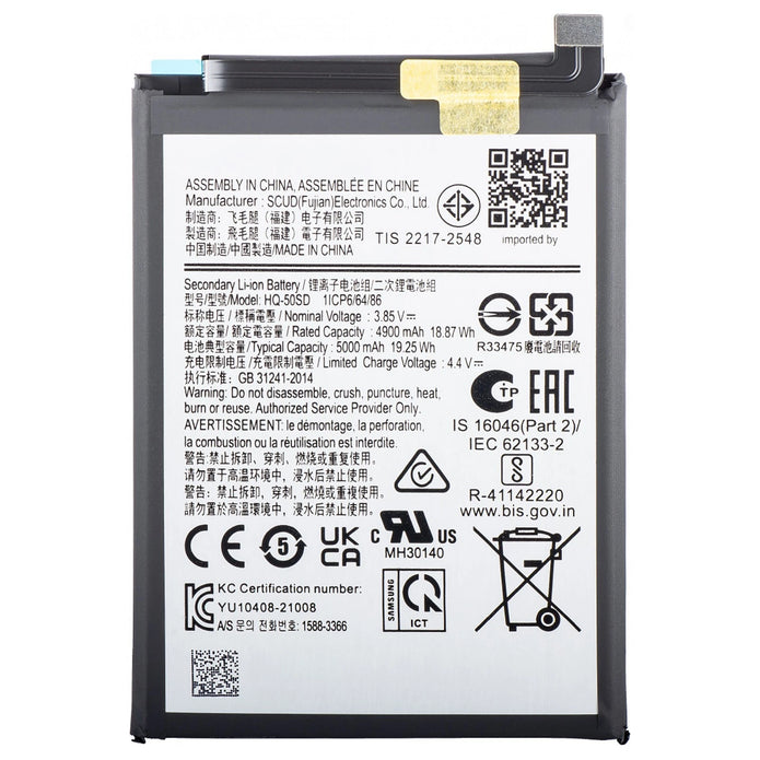 Batteria per Samsung Galaxy A14 (4G) / A03 / HQ-50SD 5000MAH con KIT CACCIAVITI