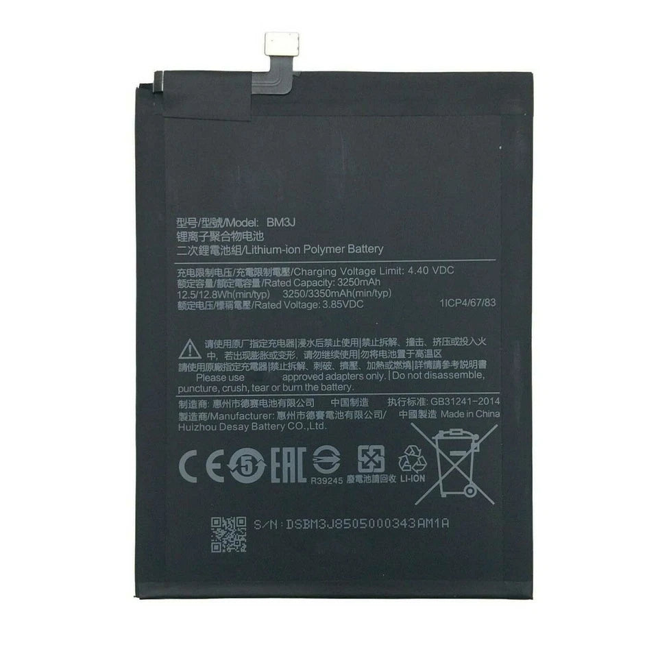 Batteria per XIAOMI MI 8 LITE MI8 BM3J da 3350MAH con KIT CACCIAVITI