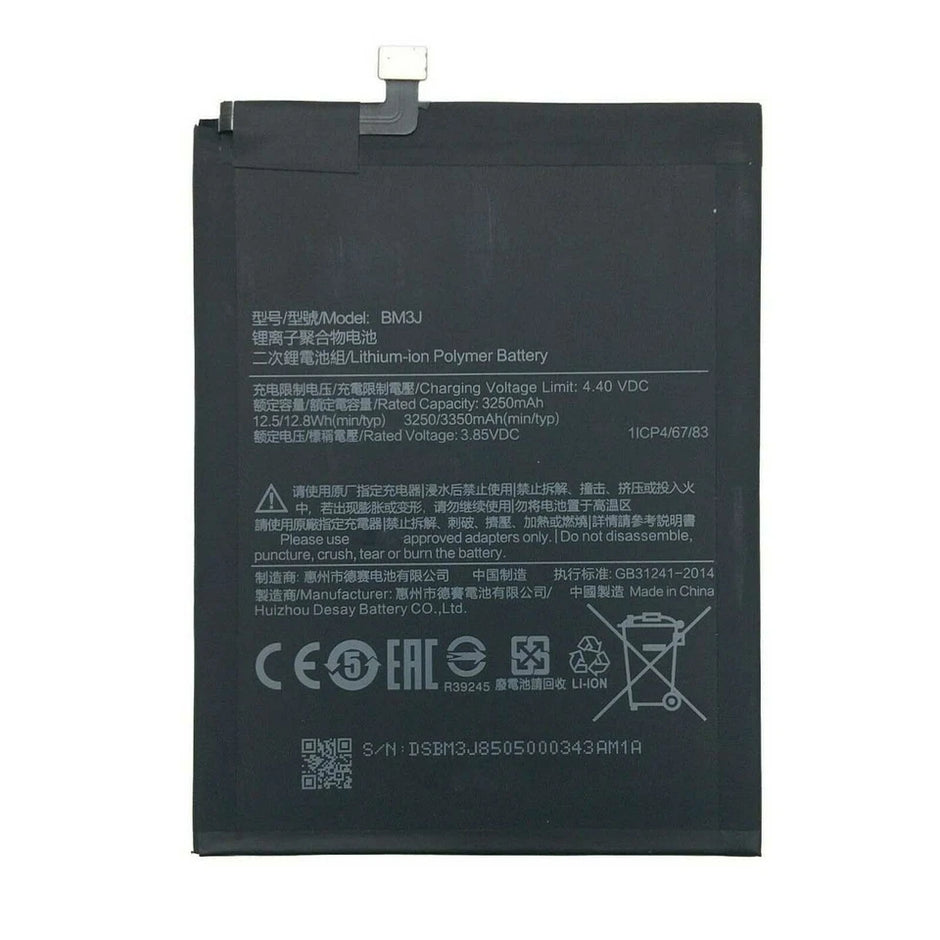 Batteria per XIAOMI MI 8 LITE MI8 BM3J da 3350MAH con KIT CACCIAVITI