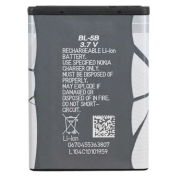 Batteria per NOKIA BL-5B 5200 3220 6060 3230 BL5B