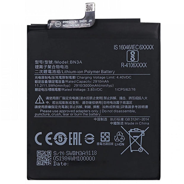 Batteria per XIAOMI REDMI GO BN3A da 3000MAH con KIT CACCIAVITI