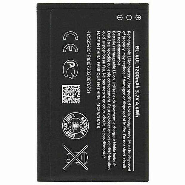 Batteria per NOKIA BL-4UL MICROSOFT LUMIA 3310 225 500 0230 da 1200MAH
