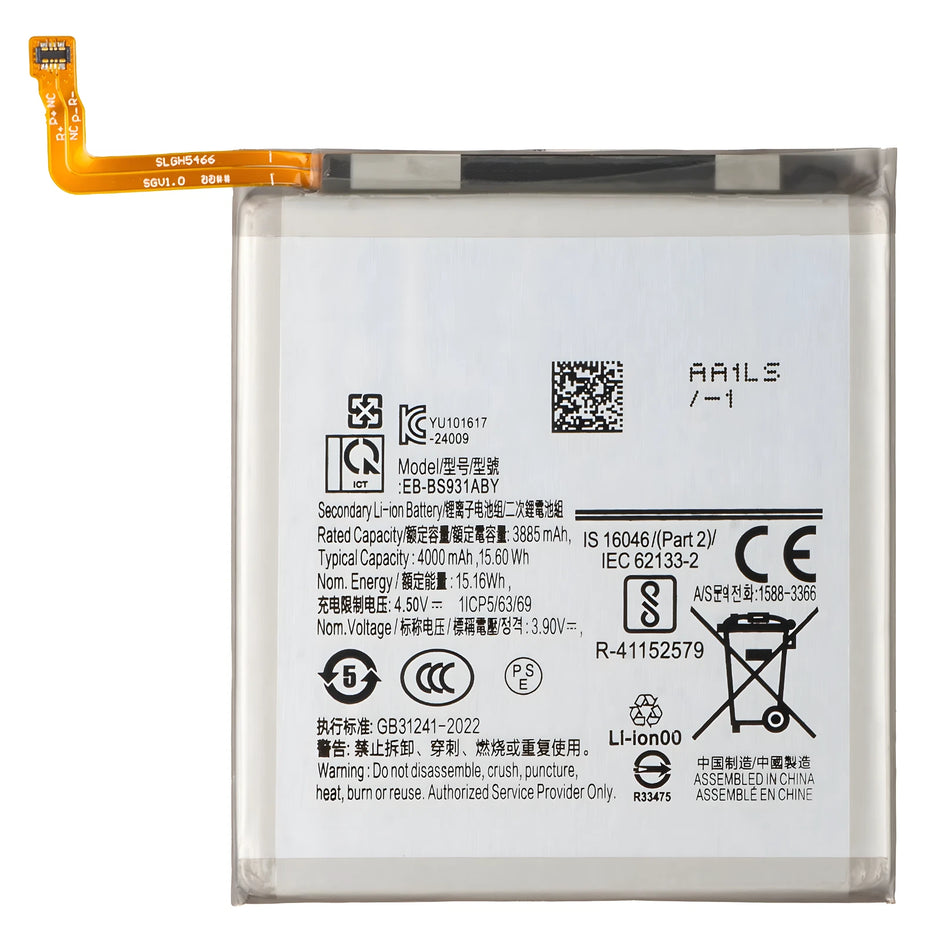 Batteria per Samsung Galaxy S25 EB-BS931ABY 4000mAh con KIT CACCIAVITI