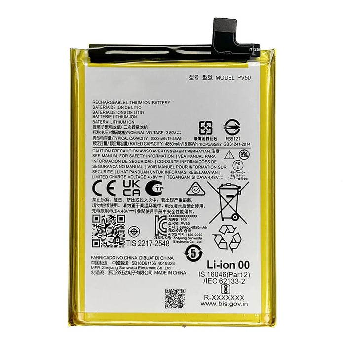 Batteria per MOTOROLA G73 (5G) | PV50 - XT2237 da 5000MAH con KIT CACCIAVITI