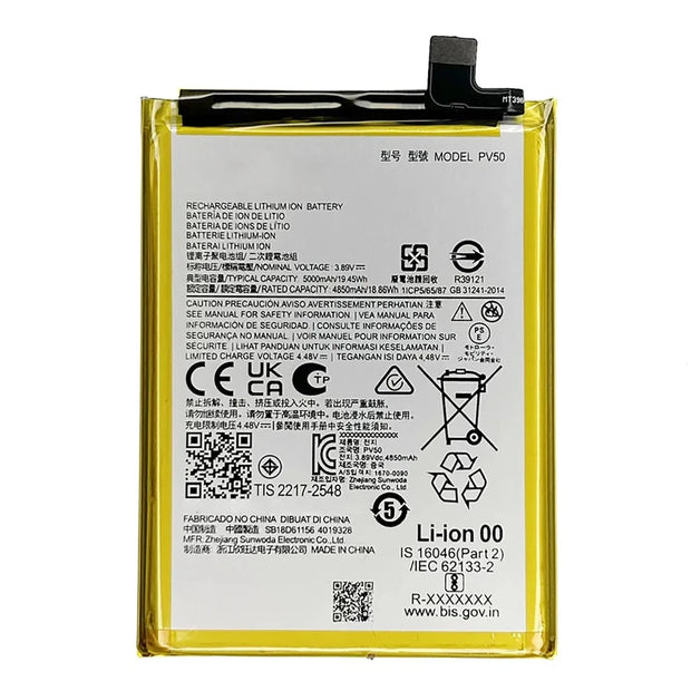 Batteria per MOTOROLA G73 (5G) | PV50 - XT2237 da 5000MAH con KIT CACCIAVITI