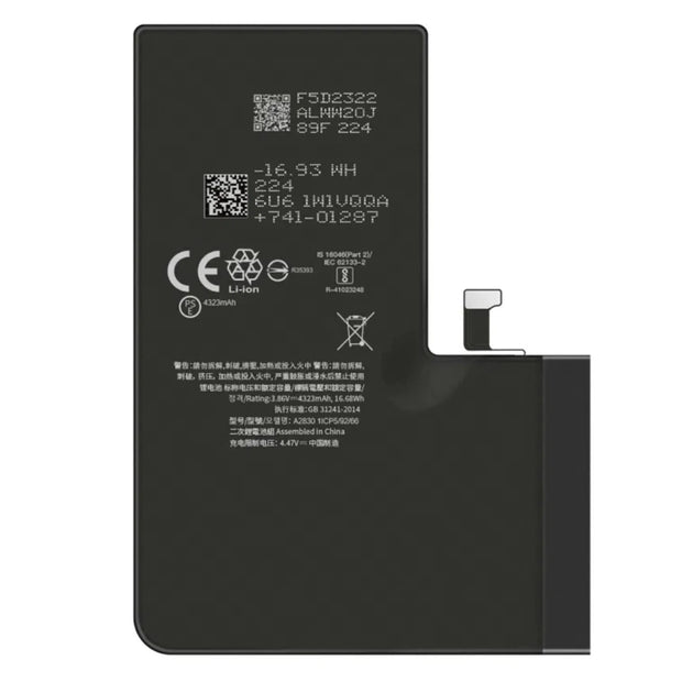 Batteria per Apple iPhone 14 PRO MAX da 4323mAh con KIT CACCIAVITI