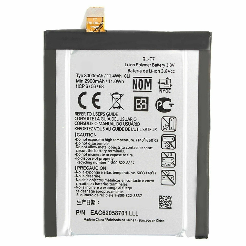 Batteria per LG G2 BL-T7 D802 BLT7 D802T OPTIMUS da 3000mAh con KIT CACCIAVITI