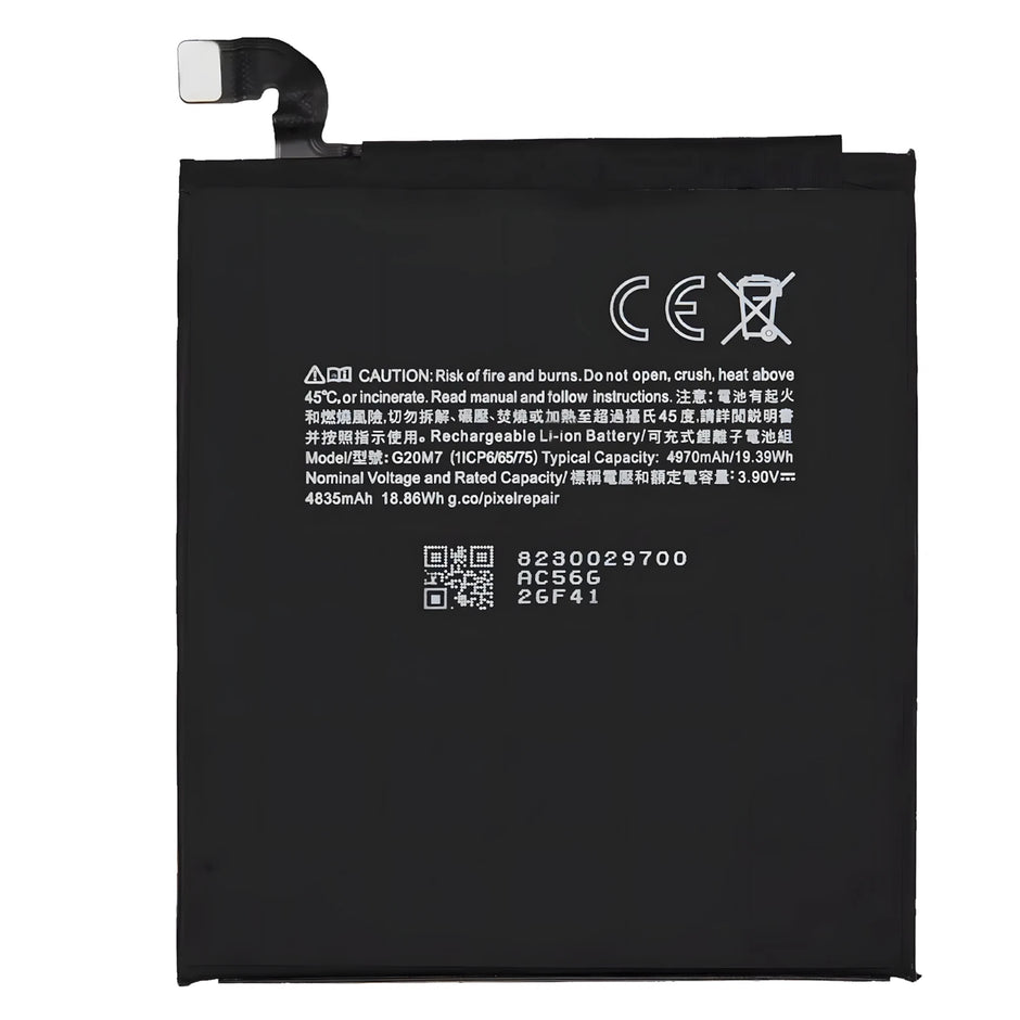 Batteria per GOOGLE Pixel 10 G20M7 da 4970mAh con KIT CACCIAVITI