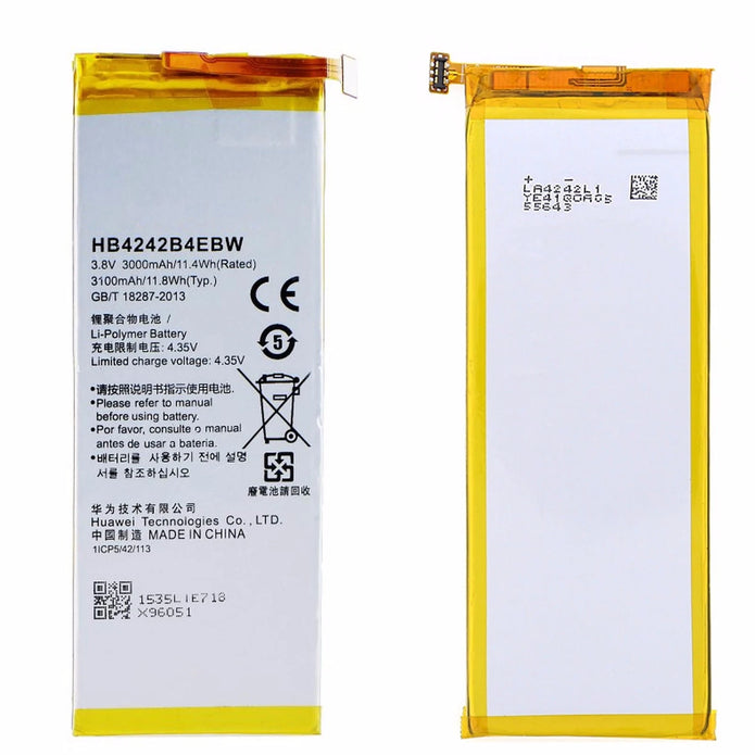 Batteria per Huawei Honor 6 HB4242B4EBW da 3100mAh con KIT CACCIAVITI