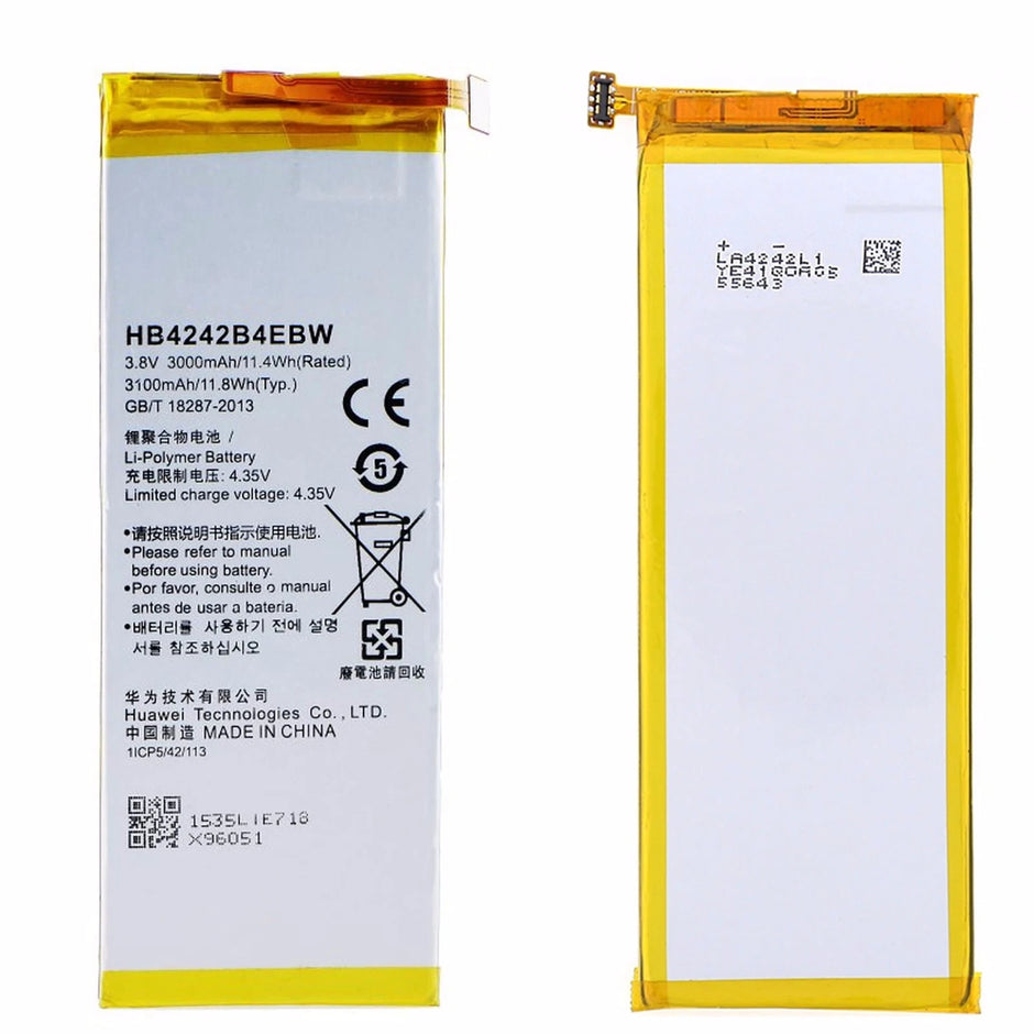 Batteria per Huawei Honor 6 HB4242B4EBW da 3100mAh con KIT CACCIAVITI