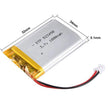 Batteria LIPO DIY 523450 3,7V DC 1.000mAh CONNETTORI 2P-PH
