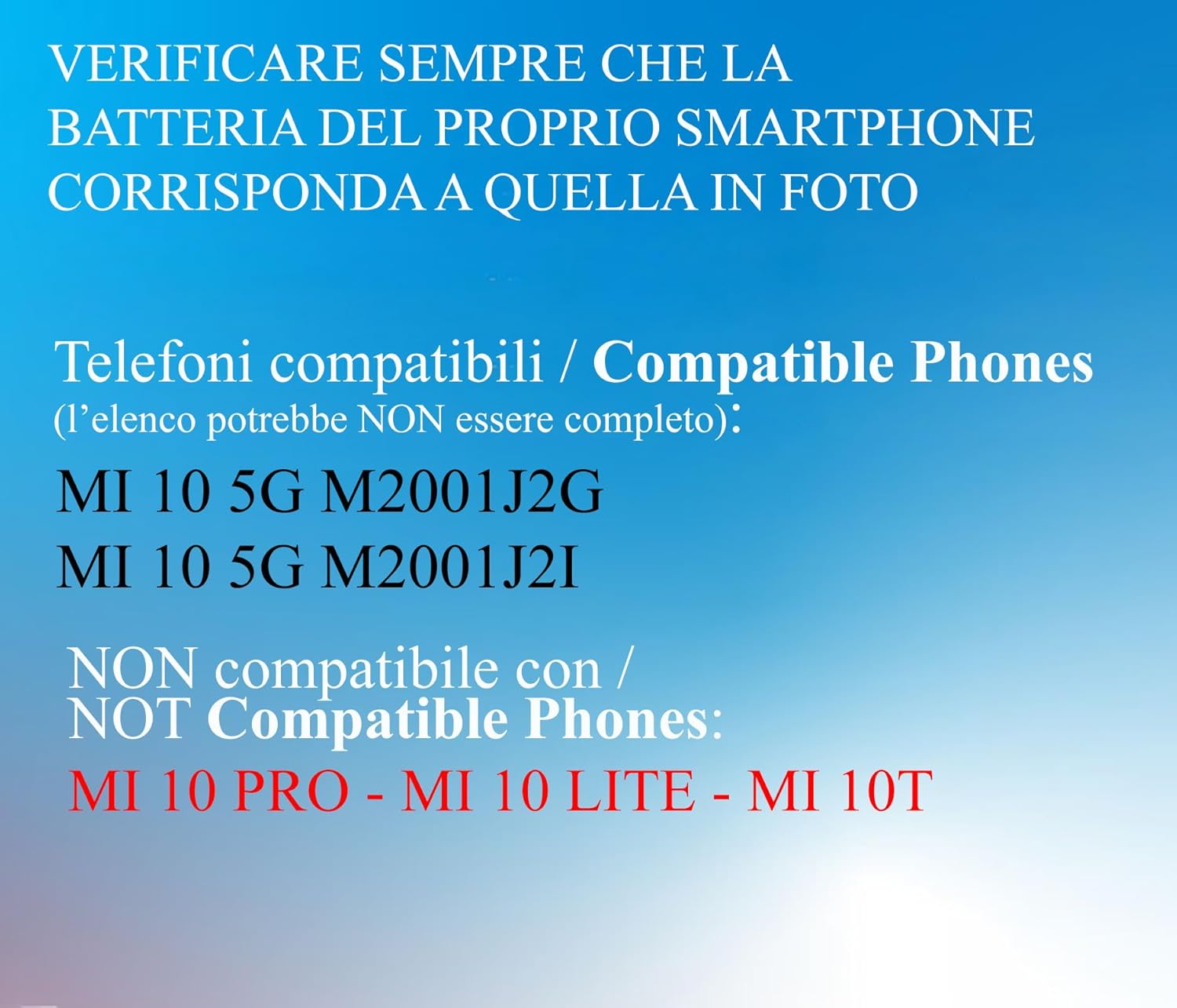 Batteria per XIAOMI REDMI MI 10 MI10 BM4N da 4780MAH con KIT CACCIAVITI
