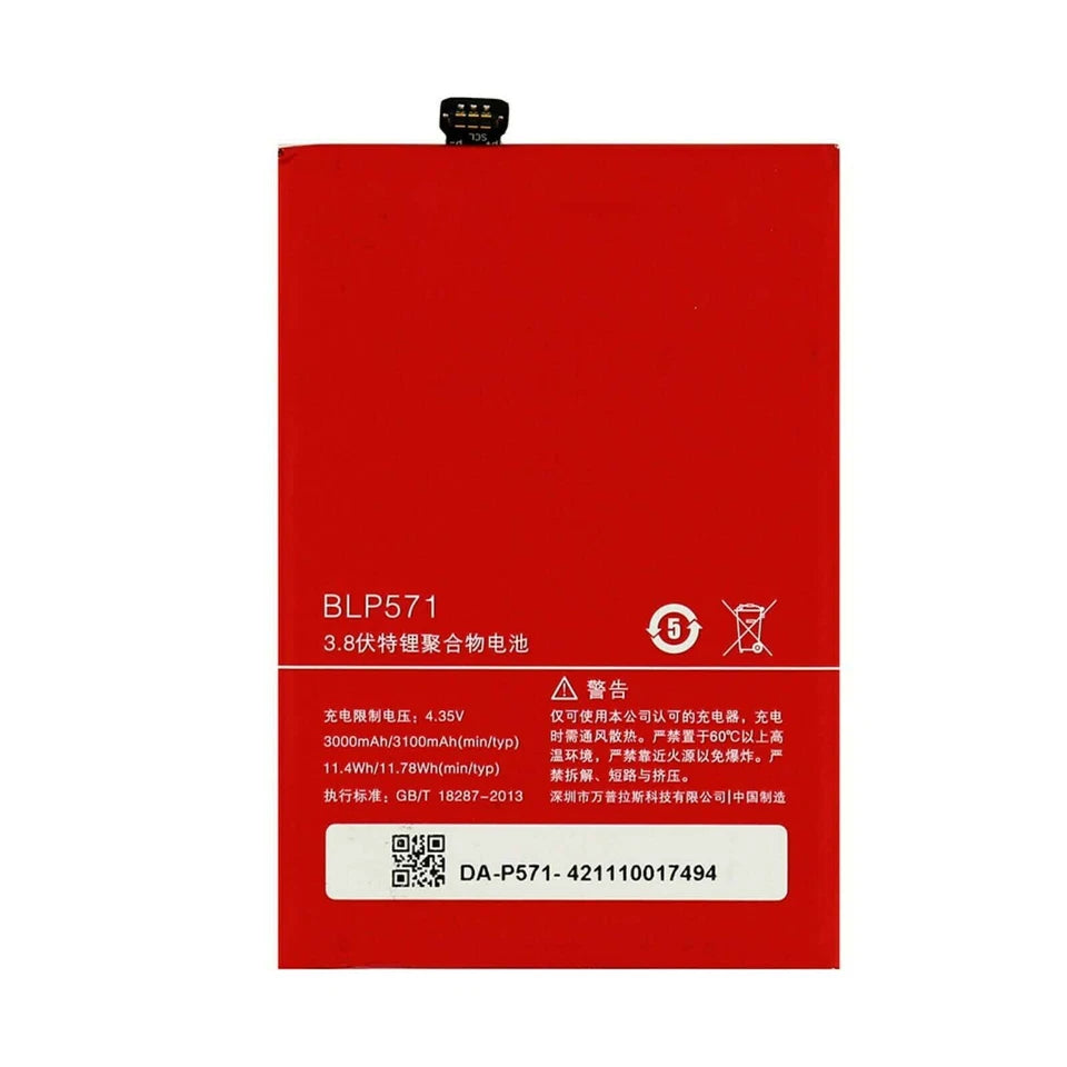 Batteria per ONEPLUS BLP571 PER ONE 1 PLUS 1+ da 3100MAH con KIT CACCIAVITI