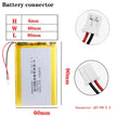 Batteria LIPO DIY 606090 3,7V DC 4.000mAh CONNETTORI 2P-PH