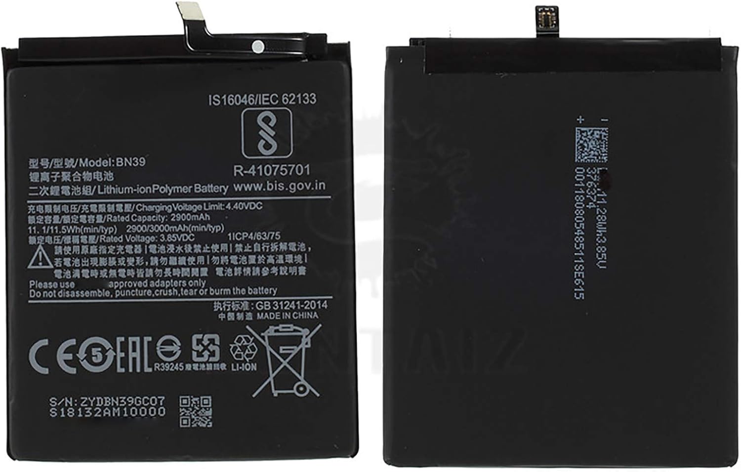 Batteria per XIAOMI REDMI Mi6 BM39 da 3250mAh con KIT CACCIAVITI