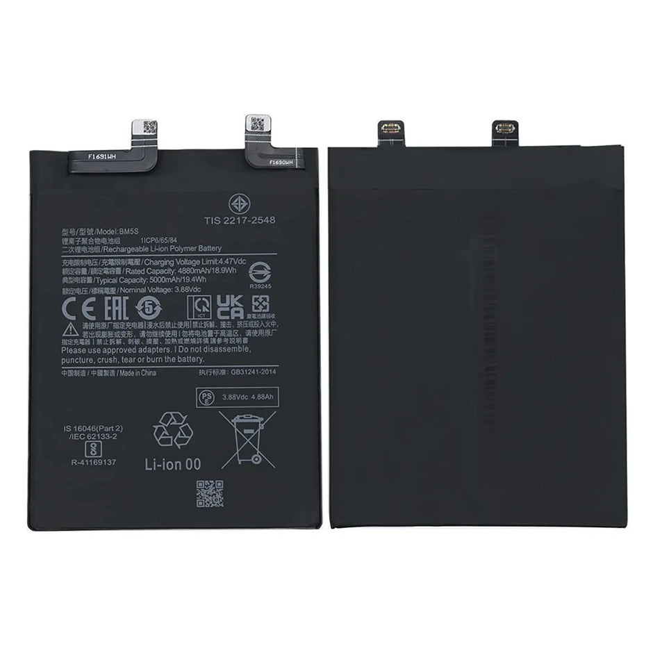 Batteria per XIAOMI 13T PRO - BM5S da 5000mAh con KIT CACCIAVITI
