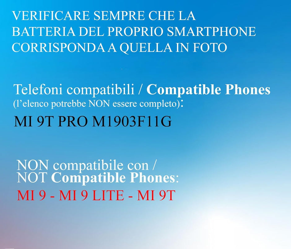 Batteria per XIAOMI BP40 MI 9T PRO | REDMI K20 PRO da 4000MAH con KIT CACCIAVITI
