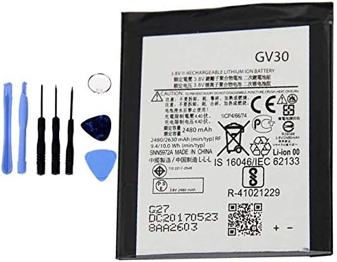 Batteria per MOTOROLA GV30 MOTO Z DROID da 2480MAH con KIT CACCIAVITI