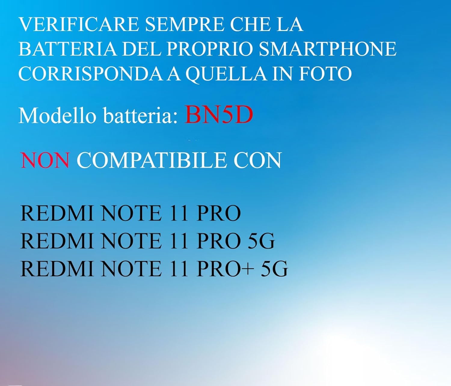 Batteria per XIAOMI BN5D NOTE 11 | NOTE 11S | POCO M4 PRO da 5000MAH con KIT CACCIAVITI