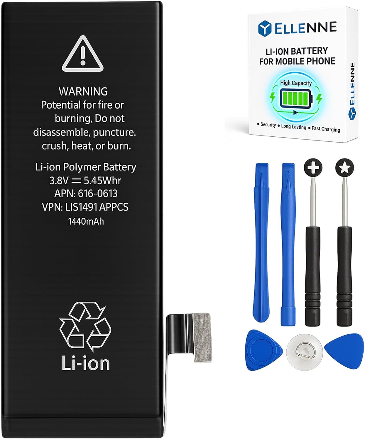 Batteria per Apple iPhone 5 da 1440mAh con KIT CACCIAVITI