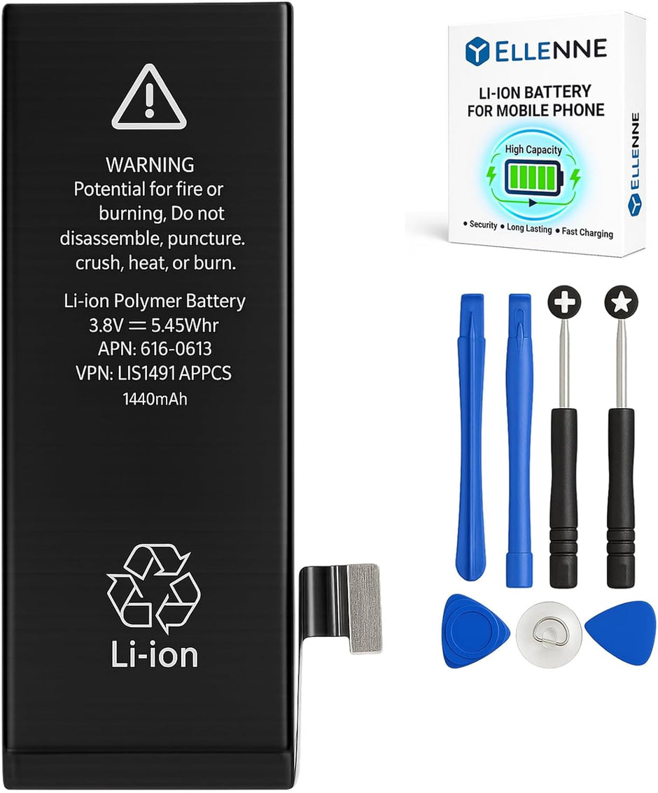 Batteria per Apple iPhone 5 da 1440mAh con KIT CACCIAVITI