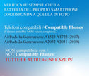 Batteria per Apple AirPods Serie 1 / Serie 2 A1602 con KIT CACCIAVITI