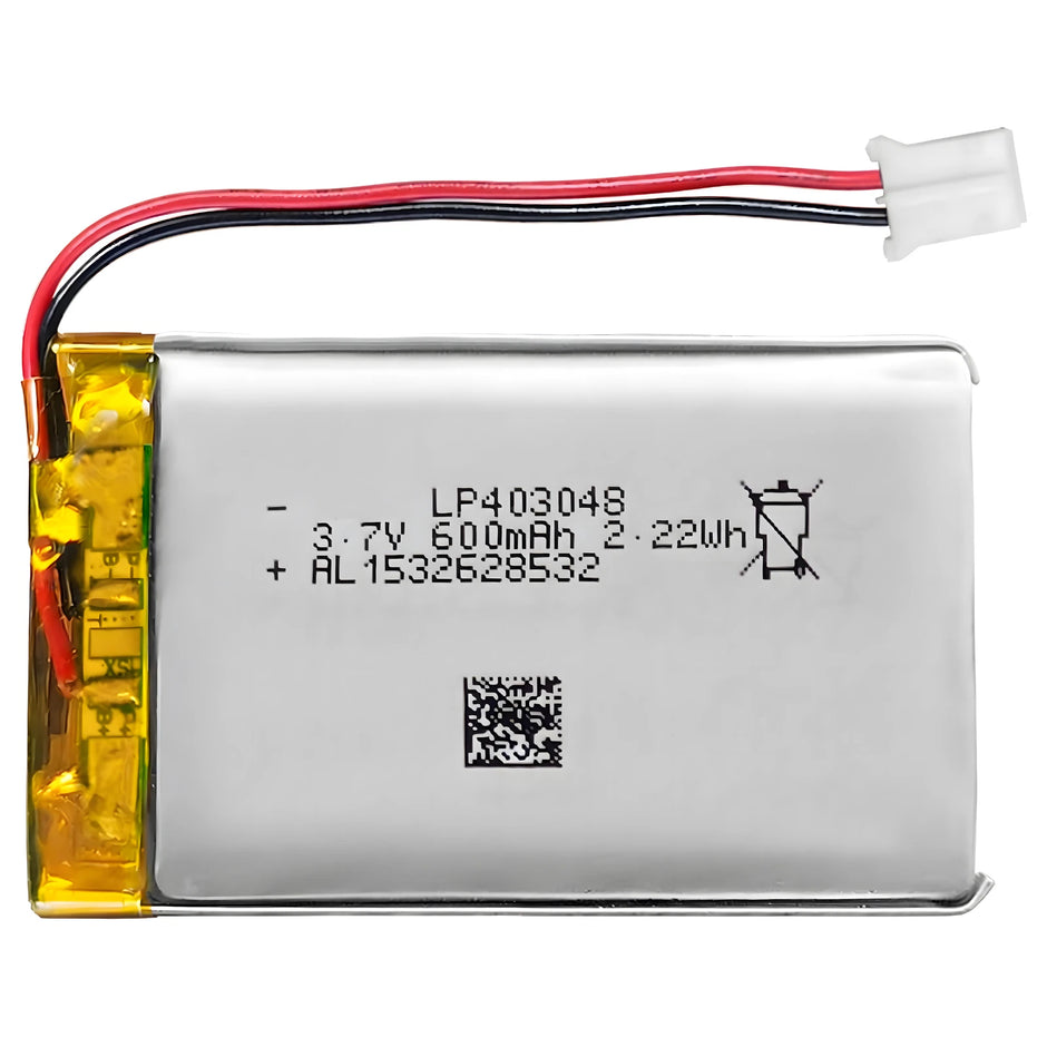 Batteria LIPO DIY 403048 3,7V DC 600mAh CONNETTORI 2P-PH