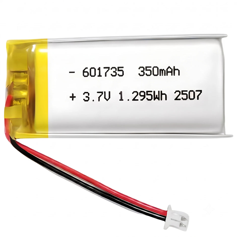Batteria LIPO DIY 601735 3,7V DC 350mAh CONNETTORI 2P-PH
