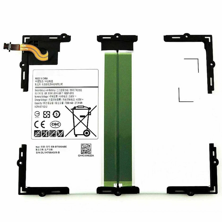Batteria per Samsung Galaxy TAB A 10.1 T580 7300MAH EB-BT585ABE con KIT CACCIAVITI